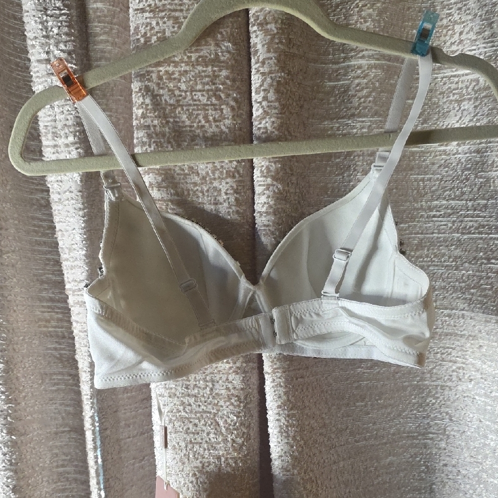 Embellished White Crystal Bralette Top - Picture 6 of 6